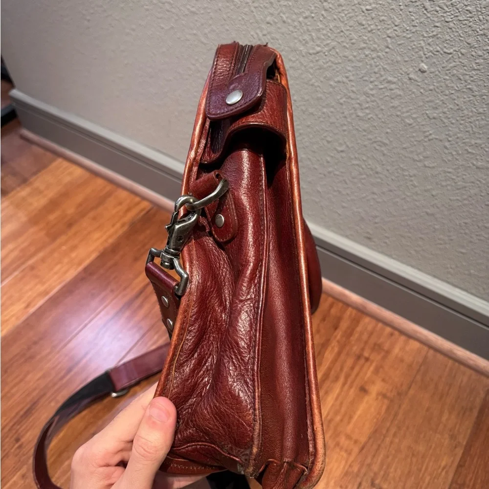 Ellington Brown Leather Briefcase